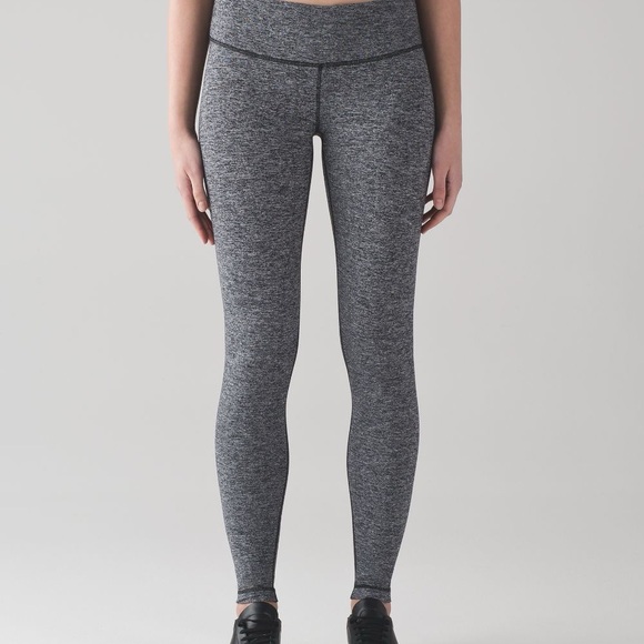lululemon athletica Pants - Lululemon Wunder Under Low-Rise Tight 30” Leggings Women’s 8 Heather Gray Yoga
